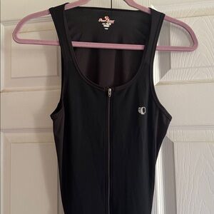Pearl Izumi Black Zip-Up Cycling thermal bibs